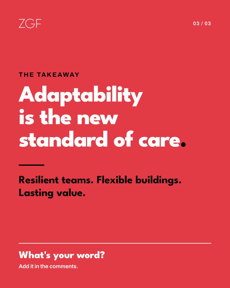 Carousel slide three: adaptability is the new standard of care