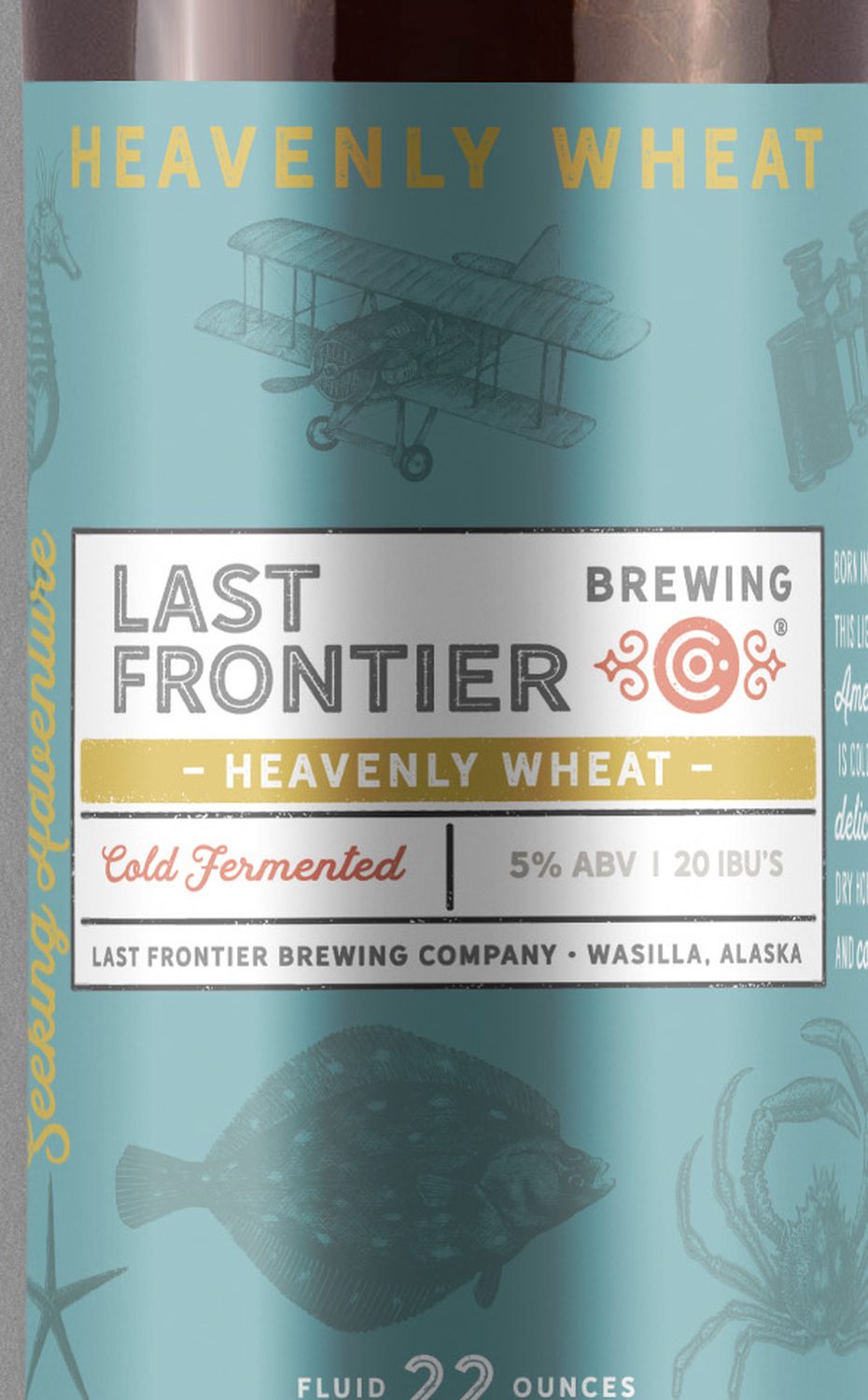 Heavenly Wheat label